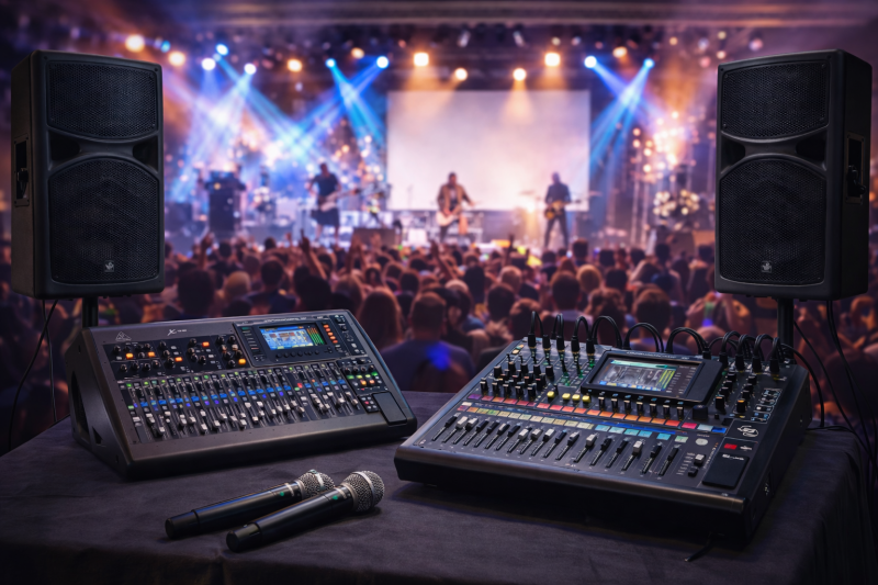 福岡の本格ライブ・音楽イベント向け！プロ仕様の音響機材・ミキサーレンタル