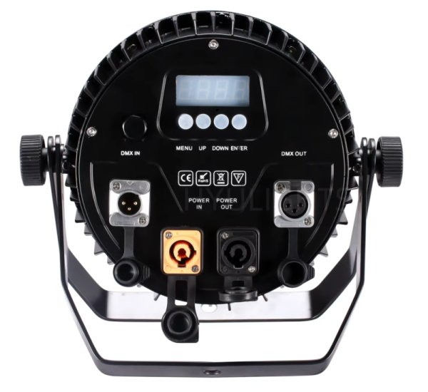 アルミ製IP65防水LEDパーライト 18x18W RGBWAUV DMX512 九州・福岡レンタル